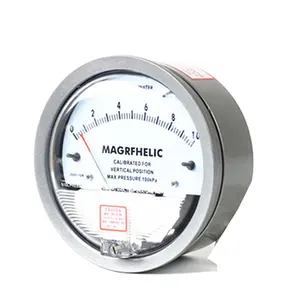 เครื่องวัดความดันแตกต่าง Magrfhelic ความแม่นยำสูง100Pa