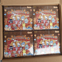 Cartes à collectionner authentiques de personnages Sanrio officiels, collection de cartes de fans de dessins animés, pack Ombre Mignon et Amusant, vague 2