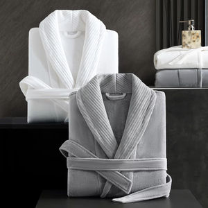 Bata de Baño de Lujo para Hotel, Suave, 100% Algodón, Tela de Terciopelo, Bata Afelpada para Mujer y Hombre, Alta Calidad, Absorbente, de Terciopelo - Product Image 2