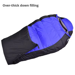 Saco de dormir de plumón para acampar al aire libre, cálido, para adultos, de invierno, grueso, estilo sobre. - Product Image 4