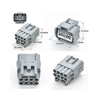 Conector automático de 8 pines de alto rendimiento, montaje de radar de marcha atrás, enchufe de arranque, modelo 7283-7080-40/7282-7080-40 conectores