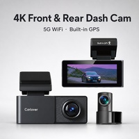 Caméra embarquée 4K avant et arrière avec GPS intégré et Wi-Fi 5G – Enregistreur vidéo de voiture pour flotte, taxi, VTC et concessionnaires automobiles