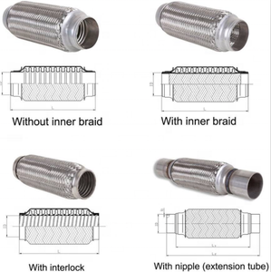 Di alta Qualità In Acciaio <span class=keywords><strong>Inox</strong></span> di Scarico Flex Giunto Tubo Flessibile a Soffietto - Product Image 2