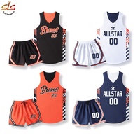 Ensemble Maillot et Short de Basketball Réversibles Personnalisables en Maille Performance Sublimée Double Face pour Ligues – Vente en Gros
