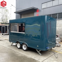 Chariot de crème glacée de remorque de vente de hot-dog avec la configuration complète de concession de cuisine pour des ventes mobiles de camion de nourriture