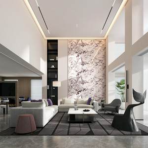 Suelo de mármol de cuerpo completo púrpura 1600x3200mm Azulejos de cerámica metálica de porcelana esmaltada pulida de gran tamaño para Living <span class=keywords><strong>Roo</strong></span> - Product Image 5
