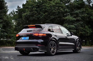 Pour la nouvelle <span class=keywords><strong>Porsche</strong></span> <span class=keywords><strong>Cayenne</strong></span> modifiée petite enveloppe forgée en fibre de carbone diffuseur arrière spoiler arrière 2022 - Product Image 5