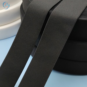 Fabricant en gros de bande élastique tissée jacquard personnalisée, largeur 40 mm, nylon, pour vêtements, chaussures, sacs, douce et confortable - Product Image 2