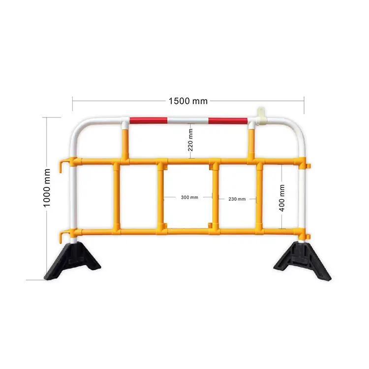 Pagar pembatas konstruksi perkotaan pagar pembatas keamanan lalu lintas sementara pagar pengunci plastik pagar kerumunan untuk kontrol kerumunan