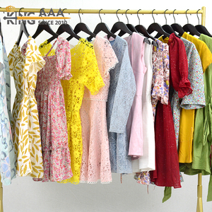<span class=keywords><strong>KINGA</strong></span> Lot de robes en coton mi-longues mélangées pour femmes, de seconde main, qualité A, propres, pour l'été - Product Image 4