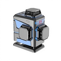 Niveau laser vert Dongcheng FF-16LE2 16 lignes 505-520nm 4D 360 degrés, haute précision industrielle et DIY, ligne fine lumineuse de 4 mm