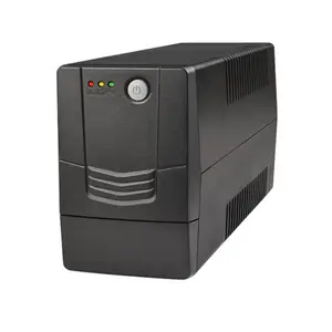 זמין כוח חזרה <span class=keywords><strong>Ups</strong></span> 600VA כוח גיבוי עבור בית יחיד שלב קו אינטראקטיבי אבטחה/ניטור/מעורר - Product Image 1