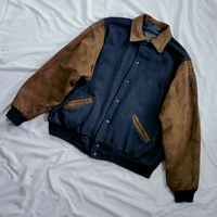 Veste streetwear pour homme DCY, veste brodée pour homme, veste en daim pour homme, veste de baseball, vente en gros, votre logo
