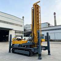 Machine de forage hydraulique complète de 200 mètres pour la construction de puits d'eau domestiques et agricoles