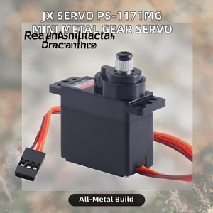 سيرفو معدني تناظري صغير JX FPV PS-1171MG ذو عزم دوران عالٍ للطائرات الهليكوبتر الصغيرة والطائرات والروبوتات وأجزاء DIY - Product Image 2