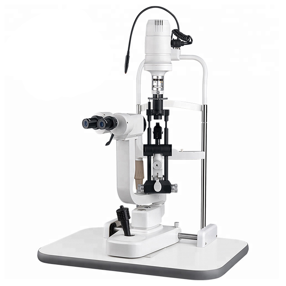 Shtopview microscópio com lâmpada de fenda, BL-66 com ampliação de 2x e lâmpada de fenda de mesa motizada, preço à venda