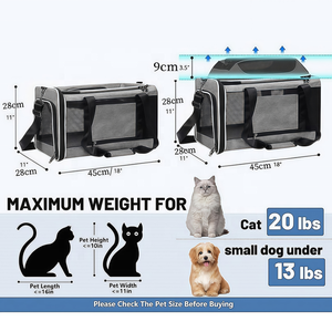 <b>Pet</b> Items Wholesale Custom Fashion Foldable <b>Pet</b> <b>Carrier</b> Bag Portable Outdoor Travel Dog - Product Image 3