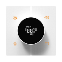 Thermostat en verre de luxe chambre intelligente Knx interrupteur mural et bouton de chauffage au sol contrôleur Thermostat interrupteur