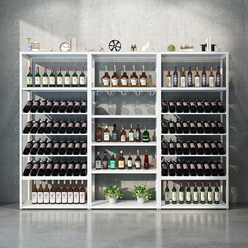 Custom Shelves Wooden Wine Shop Rack