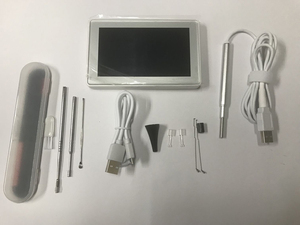 أدوات تنظيف الأذن ، شاشة Lcd بشاشة ذكية لإزالة شمع الأذن ، منظار الأذن بكاميرا فيديو بصرية - Product Image 6