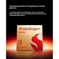 Nouveau modèle 2025 Red Magic 10 Air 5G LTE Téléphone de jeu 6,8 pouces AMOLED 120Hz/Qualcomm SD8 Gen 3/6000mAh 80W Anglais Français Espagnol