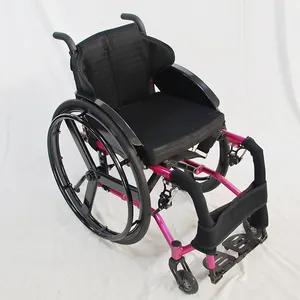 Fauteuil roulant manuel léger pour le Sport, fauteuil roulant actif pour les personnes âgées handicapées