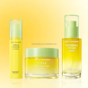 Eigenmarke Schönheitshautpflege Aufhellend Anti-Aging Aufhellendes Vitamin-C Hautpflegeset mit VC Serum, Gesichtscreme, Augencreme
