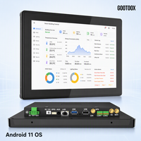 Écran tactile Android tout-en-un 7 pouces, Android 13 RK3562, 16G/32G eMMC, luminosité 350 nits, Wi-Fi double bande 2,4 GHz/5 GHz