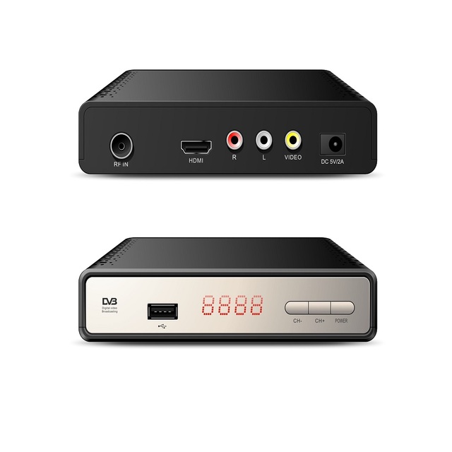 Uuvision Full HD Satellite Receiver OEM Customized ATSC MINI STB in Set Top Box Digital Converter ATSC HD TV Receiver