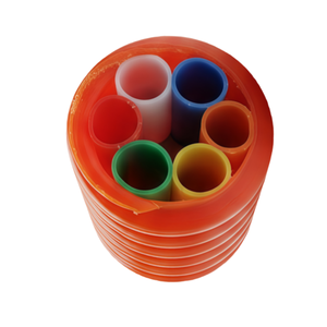 צינור אופטי גמיש HDPE גלי בלחץ גבוה עבור צינורות כבלים חשמליים וסיבים אופטיים - צינורות COD רב-כיווניים ידידותיים לסביבה - Product Image 1