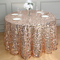 Nappes à paillettes argentées fête de mariage événement cuisine salle à manger décor