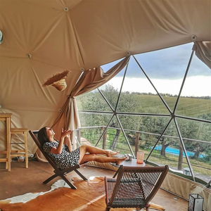 Tente géodésique de luxe pour glamping en plein air au <span class=keywords><strong>Maroc</strong></span>, diamètre 6m, pour hôtel ou petit événement - Product Image 3