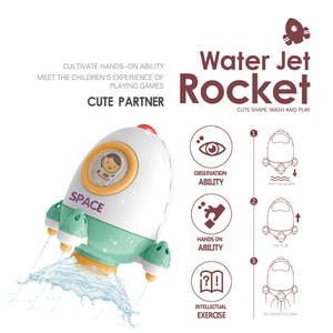 LKTOYS Meilleures ventes en gros : Jouet de bain pour bébé en plastique, pommeau de douche rotatif en forme de fusée à jet <span class=keywords><strong>d</strong></span>'<span class=keywords><strong>eau</strong></span> - Product Image 2
