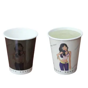 color changing cup polyethylene flexo printing paper cups