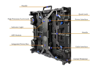 Kingvisionled Écran mural vidéo LED géant étanche P2.6 P2.9 P3.9 Portable Église publique LED Support mural vidéo extérieur