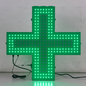 Cruz de Farmacia LED Verde Impermeable para Exteriores, de Una Sola Cara, con Control Remoto Inalámbrico para Farmacias e Iglesias - Product Image 3