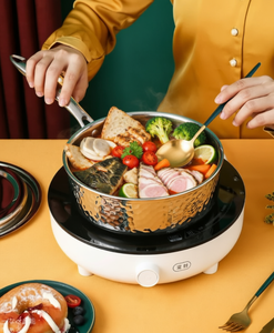 หม้อสแตนเลสซูนค์สามชั้น พร้อมด้ามจับเดี่ยว สำหรับทำอาหาร เช่น ต้มนม - Product Image 6