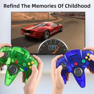 Wholesale Usb Wired Gaming Joystick N64 Accessories Game Pad Pc Controller For N64 Gamepad Controller