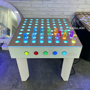 <span class=keywords><strong>Table</strong></span> lumineuse sensorielle LED éducative pour enfants, activité d'apprentissage visuel STEM, jeu de changement de couleur, panneau lumineux LED DIY pour la maternelle - Product Image 1