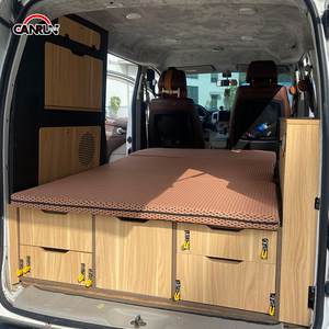 Boîte de cuisine extensible légère en bois CanRun pour <span class=keywords><strong>camping</strong></span>-<span class=keywords><strong>car</strong></span> et caravane, pour coffre de véhicule - Product Image 5