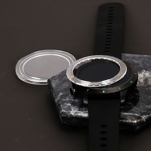 Lunette de montre ronde en saphir personnalisée en usine avec découpe multi-facettes, échelle littérale, revêtement AR AF, résistante à l'usure, taille personnalisable - Product Image 2