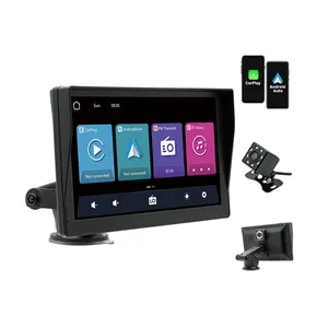 Evrensel 9 inç araba otomobil radyosu dokunmatik ekran Stereo navigasyon sistemi ses Android otomatik Video araç Dvd oynatıcı oyuncu