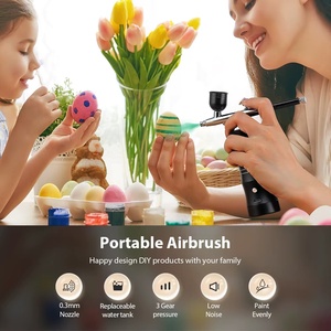Aérographe multifonctionnel avec compresseur pour nail art, peinture sur gâteaux, peinture sur chaussures et tissus - Product Image 2