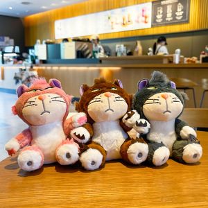 Lindo Lucifer Mary Cat Doll llaveros de peluche juguetes niñas bolsa colgante venta al por mayor suave Lucifer llavero para niños regalo - Product Image 2