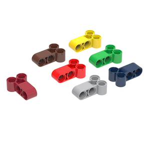 32557 trục và pin nối vuông góc Ba nhựa DIY phụ kiện đồ chơi gạch 2x3 Bolt kết nối Câu Đố khối xây dựng - Product Image 1