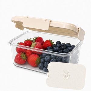 Fruit Lunch Box Ice Fork Microwavable Sealable Compartment for <b>Refrigerator</b> Storage for Camping Outdoor Food Carrying - Product Image 1