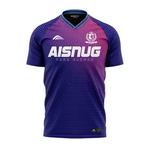 dye sublimation quick dry football uniforms high quality custom football shirt maker soccer jersey