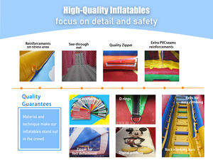 Sản xuất tại Trung Quốc lâu đài Inflatable thư bị trả lại giường Kids 'party Trampoline trượt nhảy đồ chơi - Product Image 4