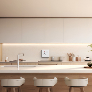 Phổ tiêu chuẩn chất lượng cao điều khiển ánh sáng Acrylic bảng điều khiển nhà điện tường chuyển đổi đôi cực 250V Max. New thiết kế - Product Image 2