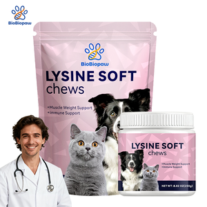 Köpekler için lizin yumuşak çiğnemek takviyeleri, veteriner-formüle + çinko, solunum sağlığı ve mukus rahatlama, All-Breed günlük bakım - Product Image 1